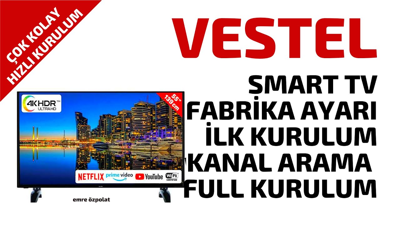 Hi-Level Smart TV FABRİKA AYARI VE İLK KURULUM | KANAL ARAMA (FULL KURULUM) 2021